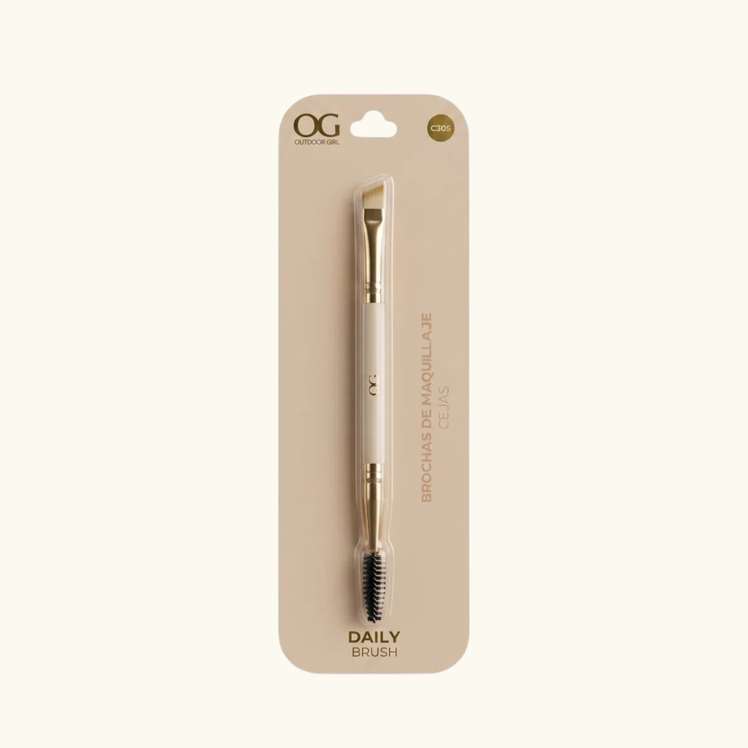 Brocha Profesional Doble de Cejas BD05 OG
